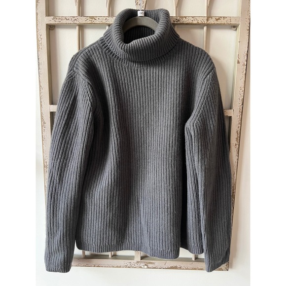 Jenni Kayne‎ Cashmere Turtleneck Sweater Size XS Storm Gray - Picture 4 of 9